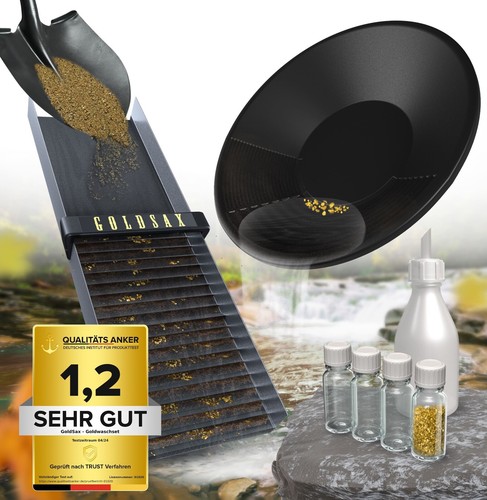 Set lavaggio oro grondaia - set, oro,