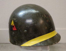 WWII US M1 Steel Combat Helmet