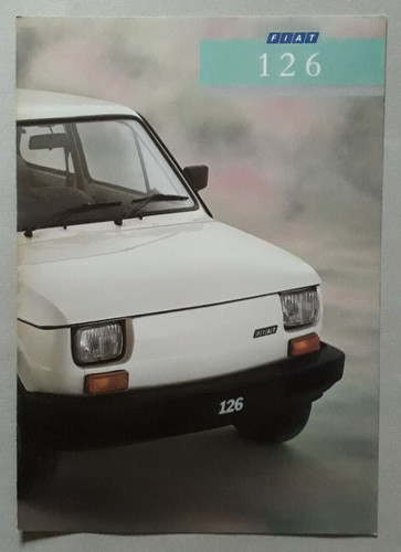 Depliant fiat 126 1987 - depliant,