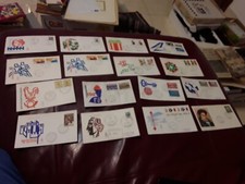 LOTTO 16 BUSTE ITALIANE PRIMO GIORNO DI EMISSIONE ANNI 60/70  VEDI FOTO