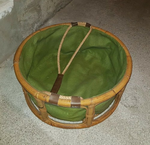 Cesto vintage vimini porta - cesto, in