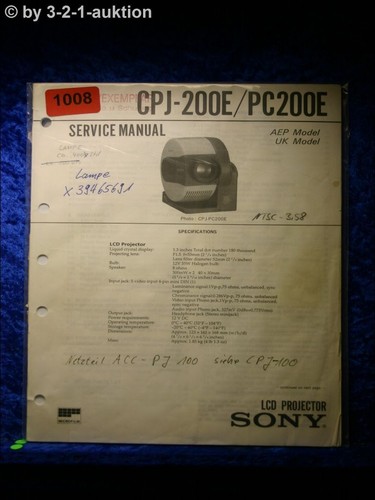 Manuale servizio sony - di,