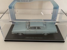 1964 Dodge 330 Metallic Blue Sedan 1:43 NEO SCALE Models 47220