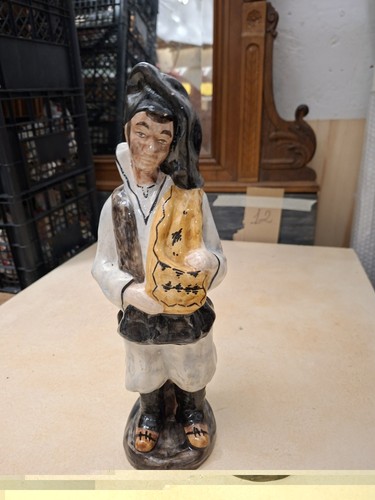 Scultura bottiglia ceramica - bottiglia,