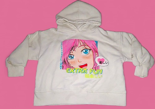Felpa con cappuccio grafica