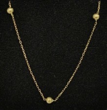Collana Oro 18K 750 Mls. Con 5