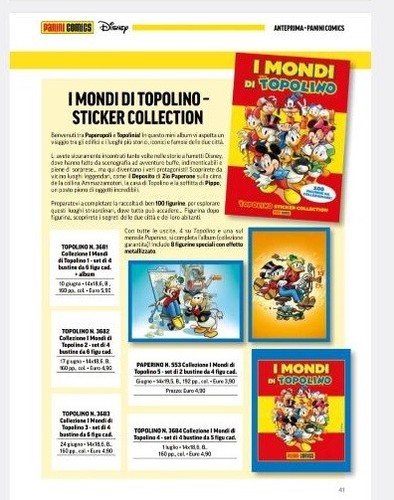 Mondi topolino sticker - di,
