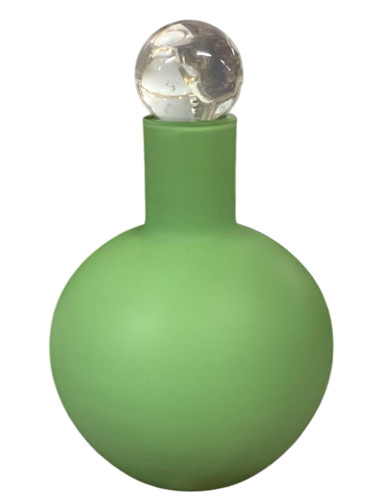 Vaso tondo bottiglia verde - vaso,