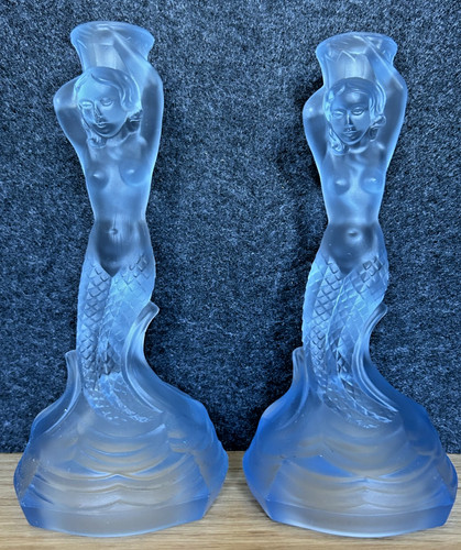 Coppia candelabri sirena - coppia,