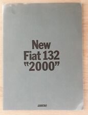 Fiat 132 2000 Brochure 1978 -