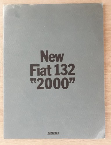 Fiat 132 2000 brochure - brochure,