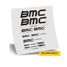Set Adesivi Telaio BMC per