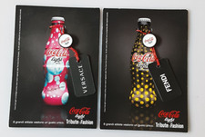 2 PROMOCARD COCA COLA TRIBUTE TO FASHION-8917 e 8922-OTTIME CONDIZIONI