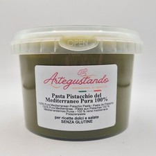 Pasta di Pistacchio Del Mediterraneo Pura 100% Senza Glutine - 250g / 500g /1 kg