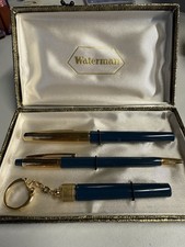 Waterman Paris Stilografica, Penna a Sfera e porta Inchiostro Con Scatola