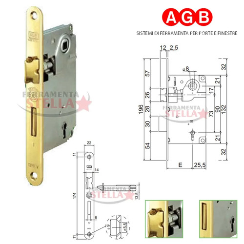 Serratura patent piccola - patent, x