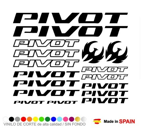 Pegatina vinilo pivot - 17,