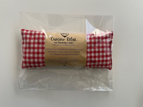 Cuscino termico lavanda riso - termico,