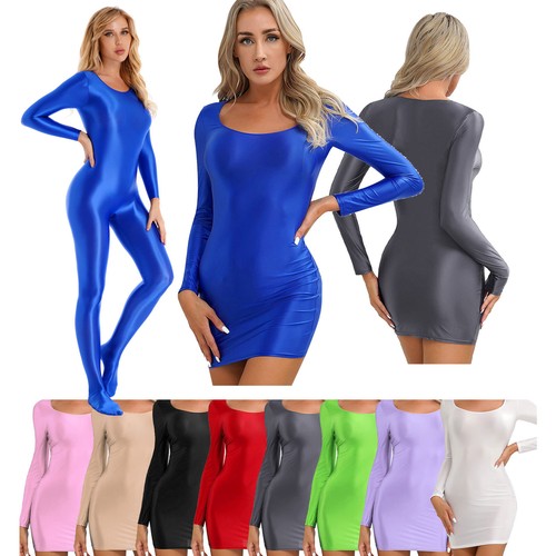 Body donna vestito olio - , lucido