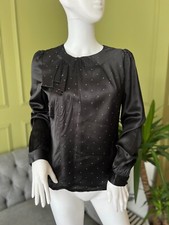 Top Monsoon nero strass