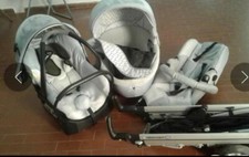 Trio bebe confort loola + supporto keyo + seggiolone + sdraietta