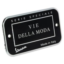 Placchetta Vie Della Moda bauletto PIAGGIO PIAGGIO 125 per Vespa LXV  2010-2013