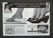 G541 - Advertising Pubblicità - 1989 - SANAGENS IDEE PER CAMMINARE MEGLIO
