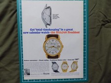 1964/1  BULOVA NEW CALENDAR