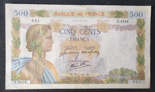 Francia banconota 500 - da,