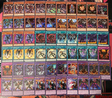 YUGIOH - MAZZO EROE MALVAGIO - ORO AGUSTATO, NECROM SINISTRO, BACKFIRE ALA INFERNO ~