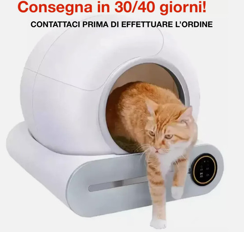 Lettiera gatto autopulente - gatto,