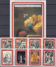 Nevis Set & S/S Natale Albrecht Dürer 1993 MNH-27,50 euro