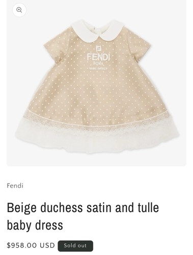 Fendi kids beige - beige, plumetis