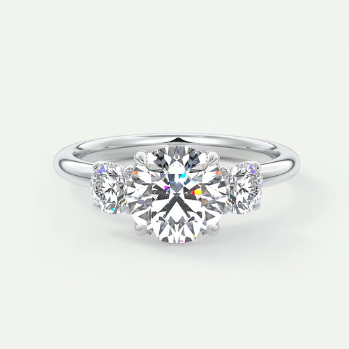Anello oro bianco - bianco, 18