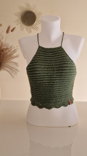 Top crochet 100 - in, cotone