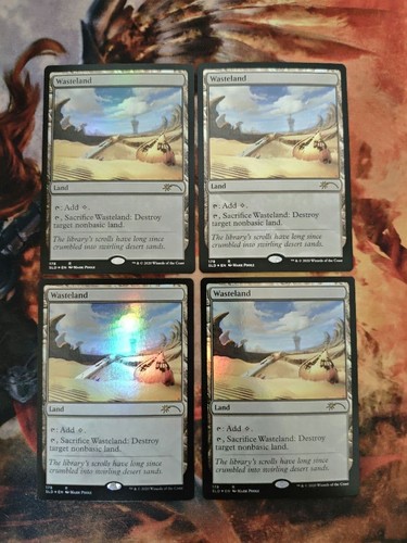 Mtg wasteland foil 136412 - wasteland,