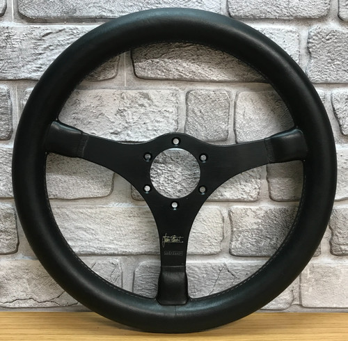 Volante pelle nera - volante, in