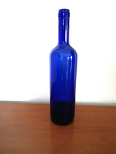 Bottiglia in vetro glass blu