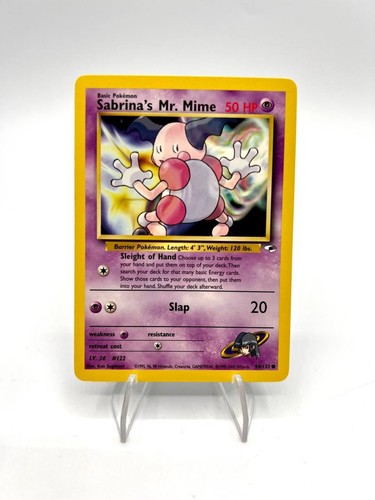 Carta pokemon sabrina mr - carta,