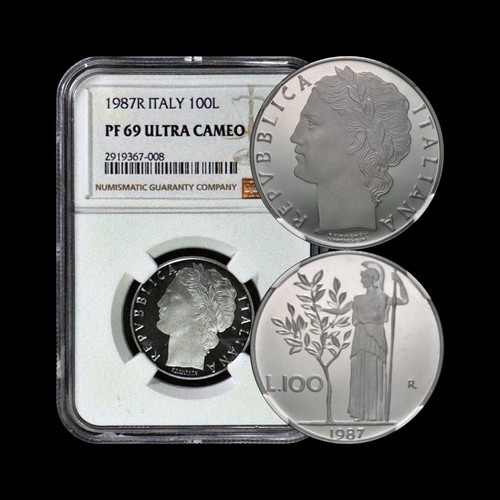Italia 1987 100 lire ngc - 100,