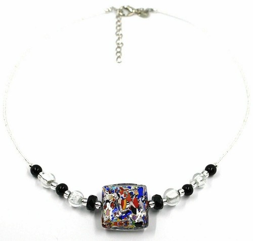 Collana vetro murano - vetro,