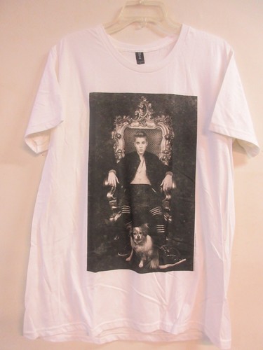 Maglietta grande justin bieber - grande,