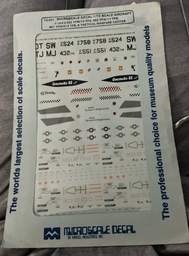Microscale 16as decal sheet - microscale,