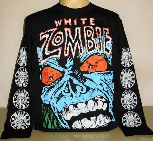 Shirt bianca zombie - t-shirt,
