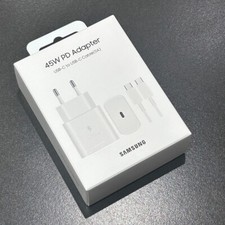 Caricabatteria Samsung caricatore ORIGINALE 45w Fast Charge + cavo Type C 1M