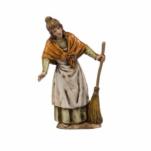 Pastore statuina donna con - statuina,