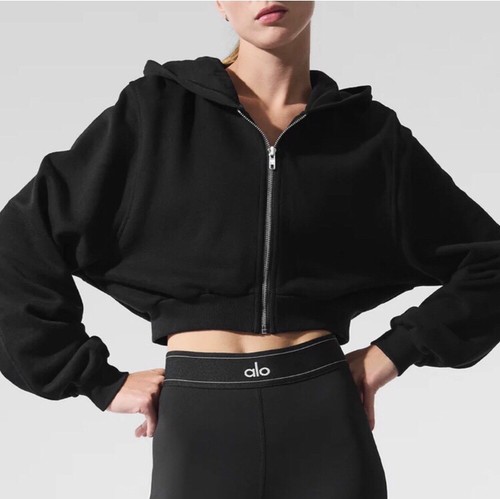 Felpa con cappuccio zip alo - felpa, e
