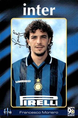 Cartolina calciatori inter - cartolina,