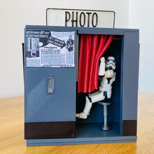 Cabina fotografica per diorama