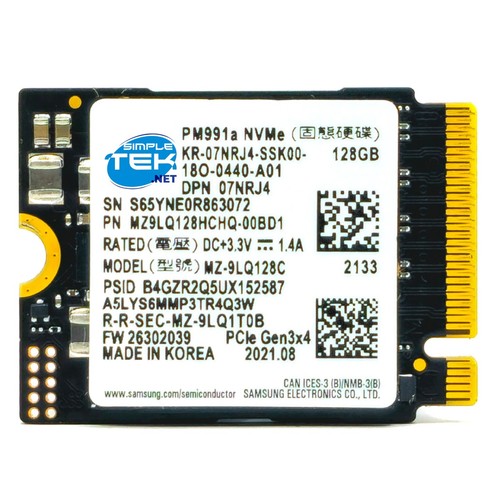 Samsung pm991a 9lq128c ssd - samsung,